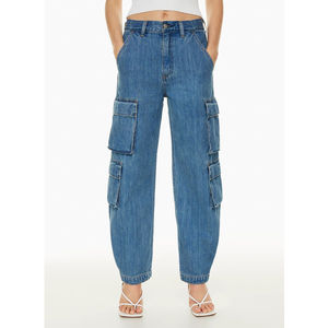 Pantalones vaqueros multibolsillos para mujer, Pantalones vaqueros de moda para mujer, pantalones Cargo, recién llegados, pantalones al por mayor de Pakistán, pantalones para mujer - Product Image 6