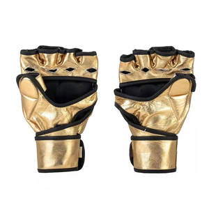 Nouveauté Gants de MMA de haute qualité pour le sparring Arts martiaux mixtes Entraînements Cuir PU Bracelet de poignet réglable Antidérapant - Product Image 2