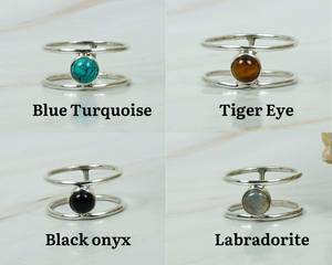 <b>Top</b> Quality Solid 925 Sterling <b>Silver</b> Plated Oval Bezel Setting Handmade <b>Women</b> Bulk Ring Bahamian Jewelry Wholesale Suppliers - Product Image 2