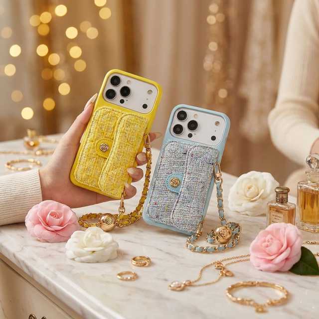 Crossbody Phone case 13 Cross-Body DIY Phone Case for iphone 16 17 PC Material Camellia Design Camera Frame Holder
