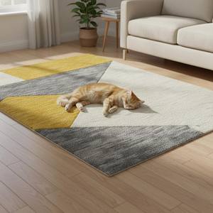 100% Wool <b>Indian</b> Vintage Bohemian Rug | Authentic Hand Woven Soft Hand Knotted Area Carpet for Living Room Wholesale Price - Product Image 1