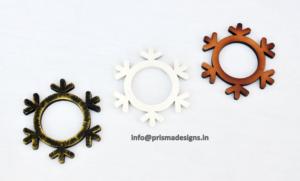 Servilletero de Madera Cortado con Láser, Decoración para Bodas, Restaurantes y Hogar, Posavasos Geométricos Personalizados de MDF, Hebilla para Servilletas - Product Image 3