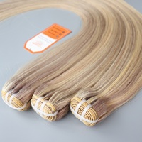 Extensions de cheveux humains Remy vierges vietnamiens 100 % naturels, tissage double machine, lisses et soyeux, mèches mèches éclairées, bruts et personnalisables, vente en gros
