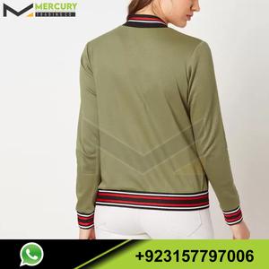 2024 nouveauté femmes Lettermen Varsity veste décontracté imperméable en cuir porter couleur unie - Product Image 2