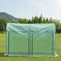 Haute qualité étanche uv protéger durable en plastique plantation maison serre cadre en métal agriculture serre