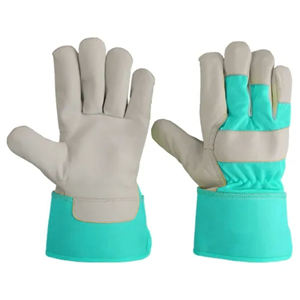 ถุงมือนิรภัยหนังวัวลายไม้ถุงมือนิรภัยแบบแคนาดาถุงมือนิรภัยทำงานหนังทำงานอุตสาหกรรม - Product Image 4