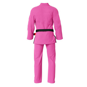 ชุดกิโมโน Jiu Jitsu สีพื้นชุดศิลปะการต่อสู้จิวจิสึแขนยาว - Product Image 3