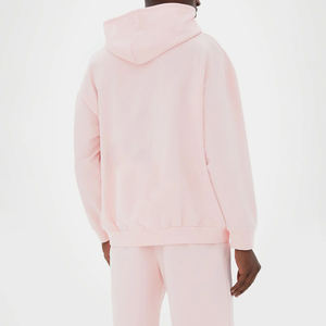 Sudadera pesada de 500g/m2 con logotipo personalizado y bordado para hombre, sin cuerdas de gran tamaño y Jersey Sudadera con capucha, forro polar grueso para el invierno - Product Image 3