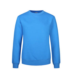 สเวตเชิ้ตกันพองได้ทุกเพศ, เสื้อคอกลมมีฮู้ดย้อมสีล้วนทรงหลวมลำลองยาวแบบสวมหัวสำหรับผู้ชายและผู้หญิง - Product Image 5