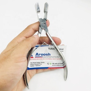 Alicate de ajuste de extensiones de pelo de acero inoxidable de color con logotipo personalizado al por mayor, herramienta para extensiones de cabello humano - Product Image 5