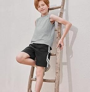 Cuello redondo Slim Fit sin mangas 100% algodón hecho camiseta sin mangas músculos Fit camisa chaleco camisetas transpirables al por mayor camiseta sin mangas al por mayor - Product Image 3