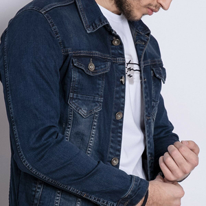 Veste en jean durable pour tous les jours, style minimaliste unisexe, tissu en coton résistant, idéal pour les marchés de la mode et les achats en gros - Product Image 5