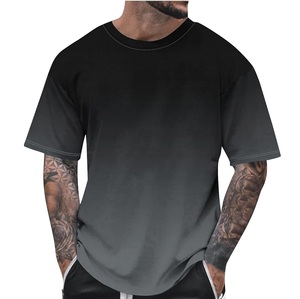 เสื้อยืดคอกลมวินเทจซักได้ระบายอากาศได้ดีไหล่ตกขนาด180กรัมเสื้อตัวนอกออกกำลังกายแฟชั่นมีสไตล์ - Product Image 6