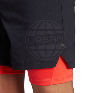 Pantalones cortos de gimnasio de calidad superior de Venta caliente Nuevo estilo deportivo con cierre de cintura elástica Tela de lona de color sólido - Product Image 4