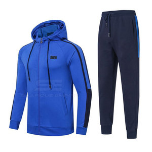 Chándal ligero de diseño 2 1 de algodón 100% de la mejor calidad para hombre, conjunto de invierno con cuello con capucha transpirable de talla grande - Product Image 1