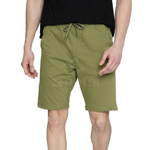 Pakistan Made High Quality Men's <b>Jogger</b> Shorts Comfortable Casual Solid Pattern Customized Color <b>Cheap</b> Price - Product Image 1