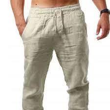 Pantalones de chándal de alta calidad para hombre, pantalones de chándal informales transpirables, ajustados, Color sólido, para correr, ejercicio, tela de lona elástica - Product Image 6