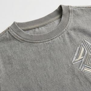 Conjunto Deportivo de Dos Piezas para Mujer, con Capucha, Lavado Ácido, con Logotipos Personalizados, Bordado, 100% Algodón, Tela de Felpa - Product Image 4