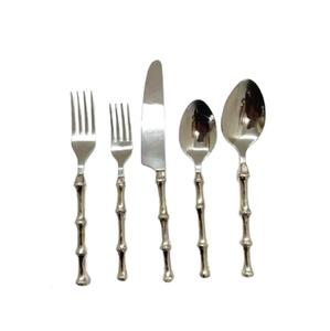 ทองจบสแตนเลส Flatware ชุดช้อนส้อมขนาดที่กำหนดเองพร้อมใช้งานออกแบบจัดการทองที่ผู้จัดจำหน่ายขายส่ง - Product Image 2