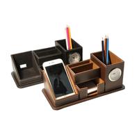 Boîte de rangement de bureau, support pour télécommande, téléphone portable, fournitures de bureau, série de supports de rangement de bureau, porte-stylos