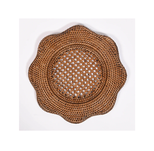 Assiette de Présentation en Rotin en Gros, Napperon Écologique Naturel, Vaisselle de Table de Haute Qualité à Prix Abordable - Product Image 6