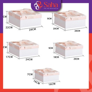 Caja de regalo de cosméticos de lujo OEM, papel de papel Kraft rígido de color pastel con opción de logotipo personalizado, manejo de impresión en relieve - Product Image 2