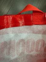 Sac de courses réutilisable multifonctionnel en PP non tissé 120 g/m² certifié GRS4.0, écologique, avec logo personnalisé, laminé