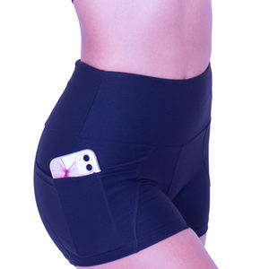 Hot Sales High Waisted Running <b>Shorts</b> 2026 Side Phone Pockets No Front Seam Women's Biker <b>Shorts</b> - Product Image 4