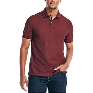 Custom Polo Shirts Slim Fit Shirt Solid Color Cotton Plus Size Breathable Fabric Men Short Sleeve Printed Knitted Polo Shirts - Product Image 1