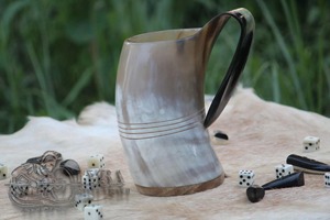 Mug en corne à boire artisanal de qualité supérieure, écologique, pour le Nouvel An chinois, les fêtes de Noël - Faizacraft - Product Image 2