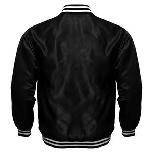 Blouson coupe-vent satiné vintage streetwear pour homme, coupe ajustée, grande taille, style universitaire, léger, avec logo personnalisé - Product Image 4