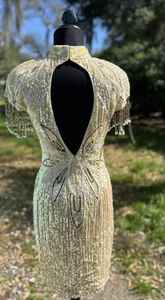 Vestido de noche MIDI elegante de lujo para mujer, recién llegado, vestido de graduación recto con bordado sin mangas y cintura natural - Product Image 2