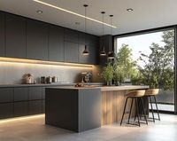 Feuille HPL stratifiée compacte de panneau de surface de table durable d'armoire de cuisine ignifuge imperméable