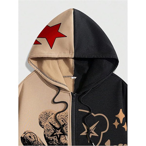 เสื้อฮู้ดซิปผู้ชายแบบสั่งทำพิเศษ ผ้าเฟรนช์เทอร์รี่สองชั้น ย้อมสีพื้น สำหรับฤดูหนาว แห้งเร็ว ระบายอากาศได้ดี - Product Image 4