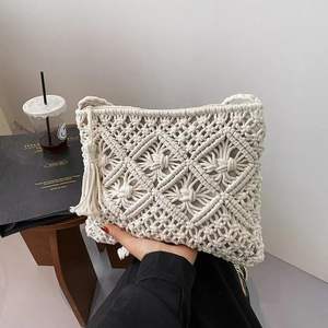 กระเป๋าแฟชั่นสตรี Macrame สําหรับผู้หญิงผู้หญิง, กระเป๋าสะพายข้างมินวินเทจ, กระเป๋าอินเทรนด์สําหรับสาว OEM ผลิตในเวียดนาม - Product Image 3