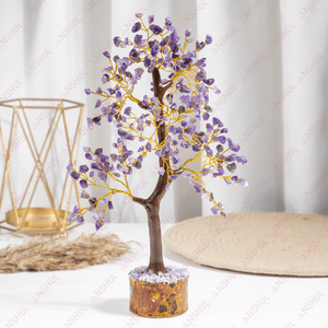 Premium Quality 300 Chips Amethyst Tree Spiritual Growth Usage Stunning Handcrafted Beautiful Purple Crystals For Decoration - Product Image 3
