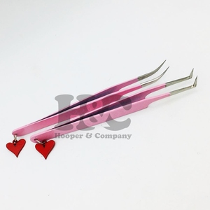 Pinzas Nuevas, Pinzas Profesionales de Acero Inoxidable Sostenible para Extensión de Pestañas, Pinzas Curvas de Alta Calidad para Pestañas de Visón - Product Image 6