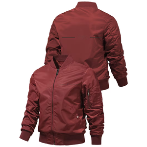 Nouvelle arrivée Veste de baseball Style streetwear Ample Bloc de couleur Design personnalisé Taille avec techniques de broderie et col montant - Product Image 1