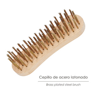 Spazzola Manuale in Acciaio Ottone Fuso - Product Image 3