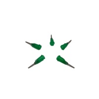 Nouvelles pointes de distribution de colle verte à aiguille émoussée de précision 1/2 pouce 18G en polypropylène Nordson pour l'électronique et l'automobile