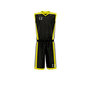 Uniforme de basket-ball de haute qualité avec impression de logo personnalisé Meilleur vêtement de sport de plein air professionnel, grande taille, léger - Product Image 5