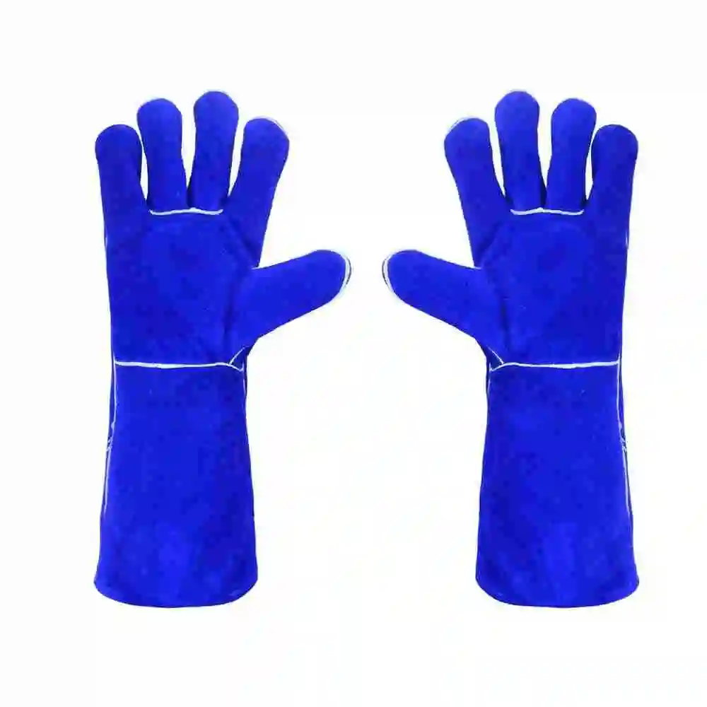 Guantes de trabajo de uso General, guantes de mano de cuero para trabajo de soldadura y construcción