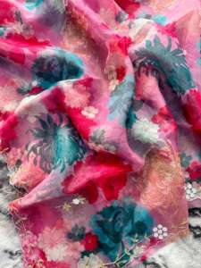 ผ้าแจ็คการ์ด pallu ที่สวยงามใช้งานได้ทั่ว Saree - Product Image 4