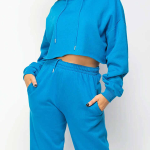 Survêtement d'hiver pour femmes de haute qualité, best-seller, impression de logo personnalisée, vêtements de sport respirants et légers, 100% coton - Product Image 6