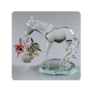 Figuras decorativas de cristal de caballo guerrero de la mejor calidad a precio mayorista - Product Image 6