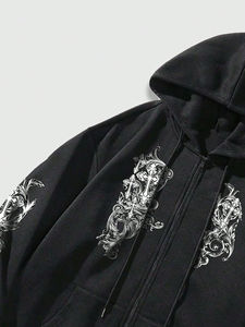 Nueva llegada Sudadera con capucha de diamantes de imitación Jersey personalizado Sudadera con capucha de diamantes de imitación Térmica Precio de alta calidad Ropa informal Sudadera con capucha de diamantes de imitación - Product Image 4