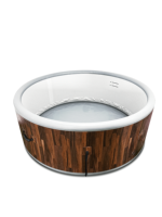 Whirlpool-Sprudelsprühgerät für Erwachsene, aufblasbarer Pool mit Heizung, Linderung von Muskelkater, Outdoor-SPA-Pool