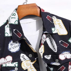 Chaquetas Vaqueras de Manga Larga para Hombre, Estilo Urbano, Diseño de Moda, Ligeras, Transpirables, Venta al Por Mayor 2025 - Product Image 2