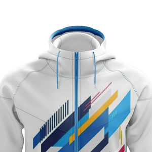 Sudadera con capucha de sublimación de poliéster 100% con estampado/diseño personalizado, ropa de calle, sudadera con cremallera de gran tamaño de alta calidad para hombres - Product Image 4