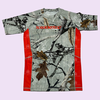 Tüm zaman hit tarzı UNISEX JIU JITSU gerçek ağaç orman baskı camo rashand ve şort-camo döküntü muhafızları ile şort takımı